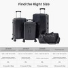 Luggage Set with Bag, Hard Shell Luggage Sets with Spinner Wheels & TSA Lock, Expandable Carry on Luggage Suitcase Sets3 Piece Set (20/24/29) - 2 of 4