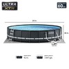 INTEX Ultra XTR Frame 20'x48" Round Above Ground Swimming Pool Set with Cover, Ladder, Ground Cloth, Filter Pump, and Robotic Vacuum Kit for Backyard - 2 of 4