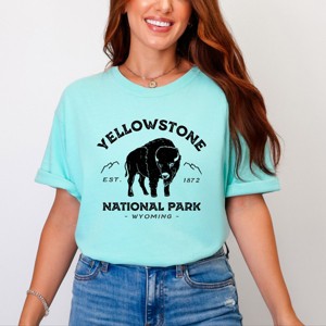 Simply Sage Market Vintage Yellowstone National Park Garment Dyed Tee - 1 of 4
