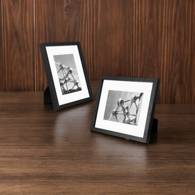 7-Piece Picture Frames Set, Variety of Sizes Including One 11x14, Two 8x10, and Four 6x8 Inches  Real Glass