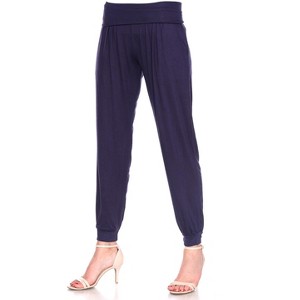 Women's Harem Pants - White Mark - 1 of 3