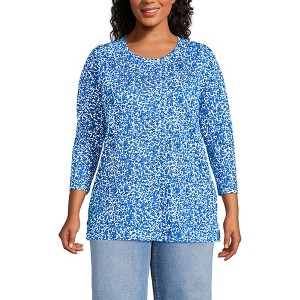 Lands' End Women's Cotton Supima Tunic - 1 of 3