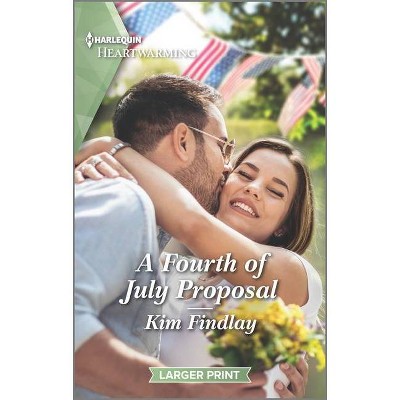 A Fourth of July Proposal - (Cupid's Crossing) Large Print by  Kim Findlay (Paperback)