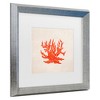 Trademark Fine Art - Emel Tunaboylu  Coral Matted Framed Art - 3 of 4