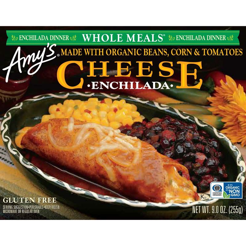 Amy&#39;s Gluten Free Frozen Cheese Enchilada Meal - 9oz, 5 of 6