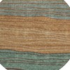 Terra Cotta Copper And Beige Striped Washable Indoor Outdoor Area Rug - 4 of 4
