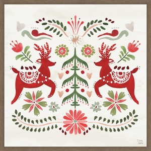 Amanti Art Festive Season II by Dina June Canvas Wall Art Print Framed - 1 of 4