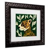 Trademark Fine Art - Treechild Tiger In Profile Matted Framed Art - 3 of 4