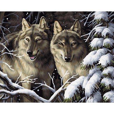 Crafting Spark Painting by Numbers kit Hunters H074 19.69 x 15.75 in ...