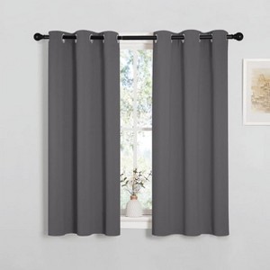 NICETOWN Grommet Top Blackout Curtains, Thermal Insulated Noise Reducing Window Drapes (Set of 2) - 1 of 4