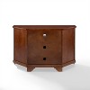 Crosley LaFayette Corner TV Stand for TVs up to 48" Dark Red: Mid-Century Modern, Media Console with Cable Management - 2 of 4