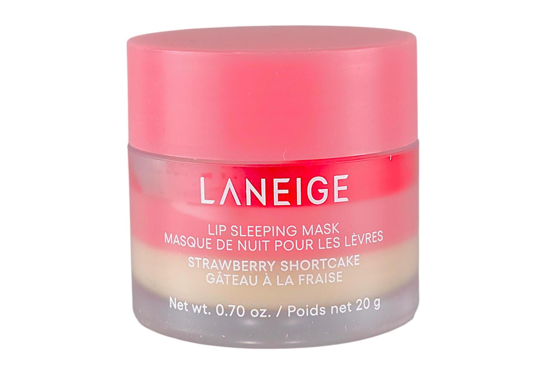 Laneige Lip Sleeping Mask - Strawberry Shortcake (0.70 oz) - Treat your lips to an overnight dessert of deep hydration