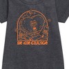 - SpongeBob SquarePants - Be The Change Graphic Short Sleeve Fleece Dress - 2 of 4