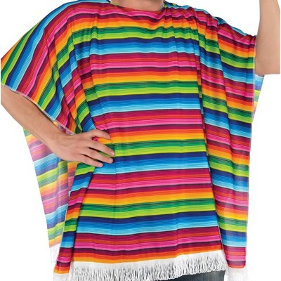 Red/Blue/Green Fiesta Serape Costume