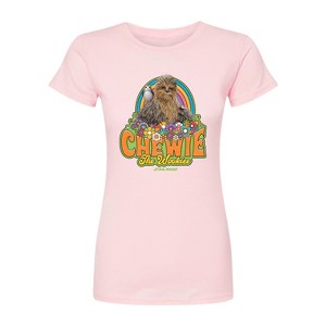 Women's - Star Wars - Retro Chewy Fitted Graphic T-Shirt - 1 of 1