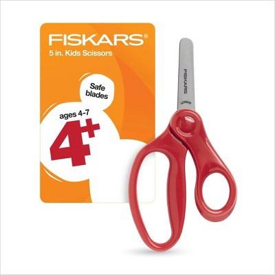 School Scissors 5 inch, Round Tip, Generic Hand