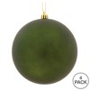 Vickerman Moss Green Ball Ornament - 3 of 4