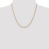 Black Bow Jewelry 2.2mm 14k Yellow Gold Parisian Wheat Chain Necklace - 2 of 4
