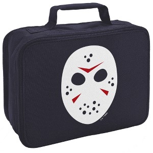 Friday The 13th Simple Mask Insulated Soft Sided Lunch Box - 1 of 4