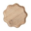 Kate and Laurel Alezar Scallop Wood Side Table - 4 of 4