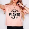 Simply Sage Market Women's My Plants Need Me Short Sleeve Relaxed Fit Cropped Tee - 2 of 4