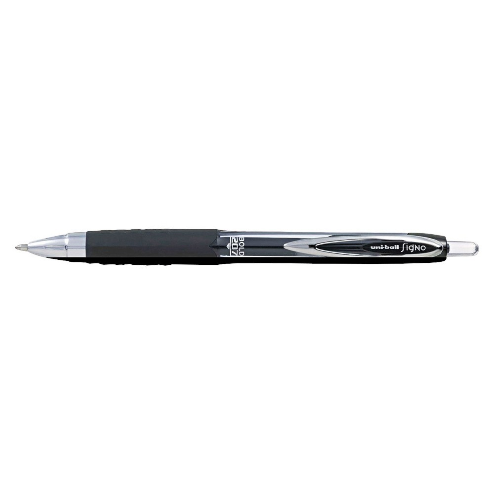 UPC 070530003215 product image for uni-ball Signo Gel 207 Roller Ball Gel Pen, Bold - Black Ink (12 Per Pack) | upcitemdb.com