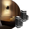 DORESshop 1-Light Dimmable LED Night Light Plug in with Dusk-to-Dawn Sensor-Ideal for Bedroom, Hallway, and Stairway[2 Pack] - 2 of 4