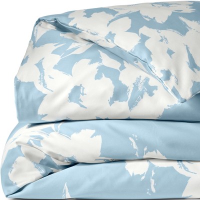 Lands' End 700 Thread Count Luxe Sateen Cotton No Iron Duvet Bed Cover