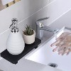 BRINJOY Wooden Countertop Riser - Waterproof Display Stand for Bathroom Kitchen Decor, Black - 2 of 4