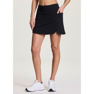 RBX Active Women's Body Skimming Buttery Soft Quick Drying Tennis/Golf/Running Skirt with Built-In Shorts, Pockets - 1 of 4