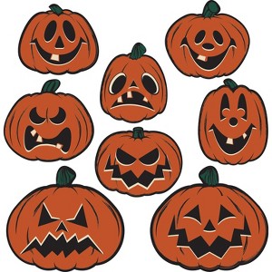 Beistle Vintage Halloween Pumpkin Cutouts, 6.5"-9.5", (48/Pkg) Multicolored - 1 of 2
