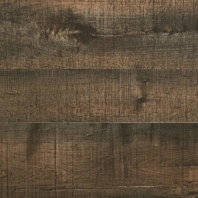 Rustic Pine King Bookcase Bed with Bluetooth and USB Port