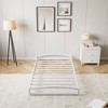 Low bed frames, metal platform single bed frames, heavy-duty low bed frames, springless mattresses, mattress bases with steel ribs for support. - 4 of 4
