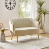 Savier 50.2" Contemporary  Living Room and Bedroom Loveseat  | KARAT HOME - image 3 of 4