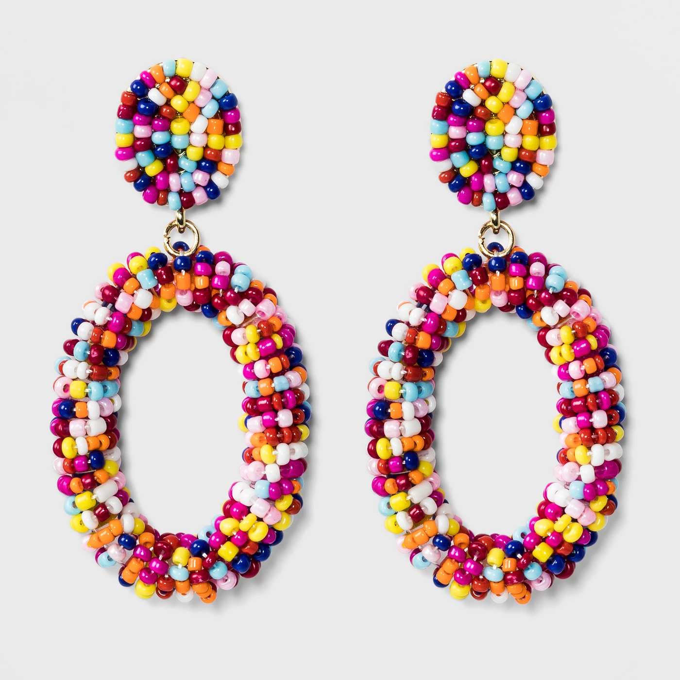 SUGARFIX by BaubleBar Beaded Hoop Earrings - image 1 of 3