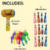 25 Pc Set: Inflatable Baseball Bats (12), Superhero Punch Balloons (12), 30" Bopper Inflate (1) - Superhero Party Favors by 4E's Novelty - 3 of 4