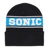Sonic The Hedgehog Beanie Embroidered Classic Character Cuff Knit Beanie Hat Cap - 3 of 4