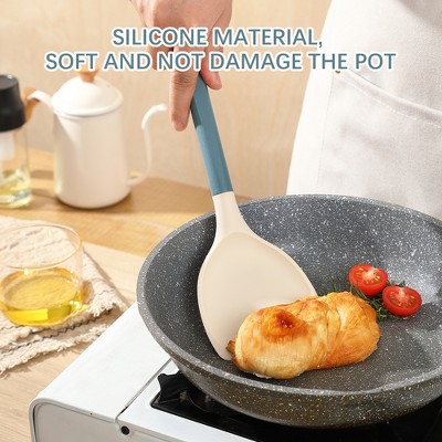 SUGIFT 21-Piece Silicone Kitchen Cooking Utensils Set with Measuring Cups Spoons Storage Container Heat Resistant — фото 4