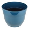 Garden Elements Indoor/Outdoor Glazed Brushed Happy Plastic Planter, Large, 15in - 2 of 4