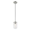 Delaney 1-Light Pendant Light - Modern Glass Shade, Dimmable, 100W, 4" x 8.5" - 3 of 3