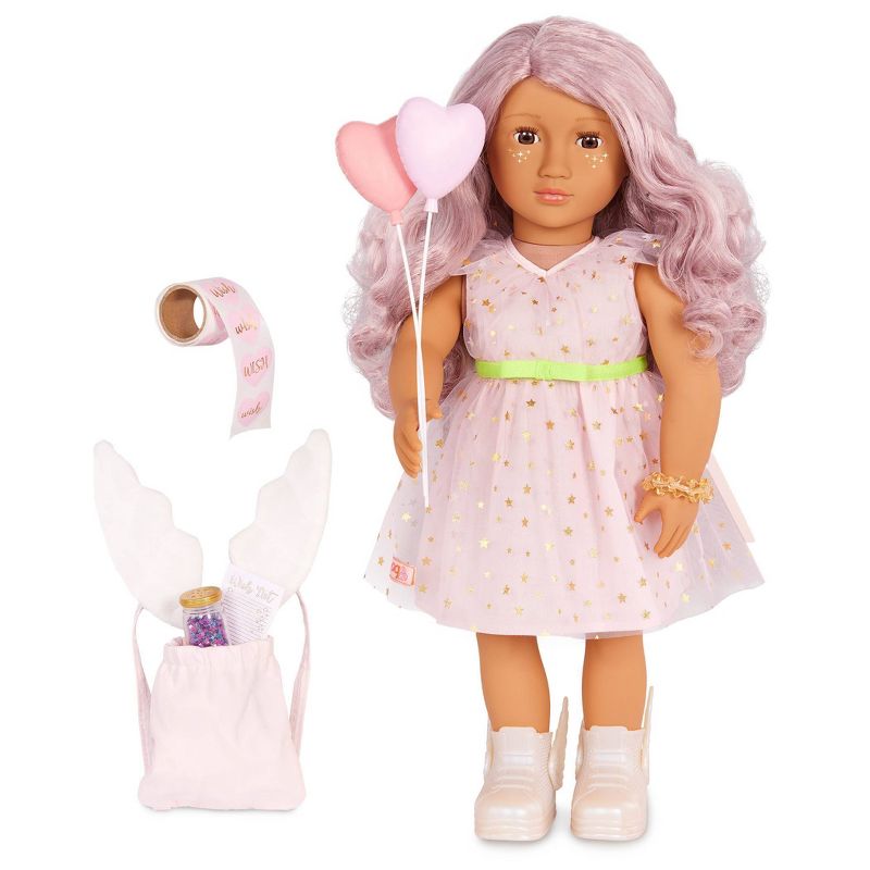 Our Generation Wishes 18&#39;&#39; Doll with Stickers &#38; Accessories Set, 3 of 6