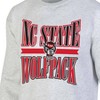 NCAA NC State Wolfpack Unisex Ash Crew Fleece Sweatshirt - 3 of 3