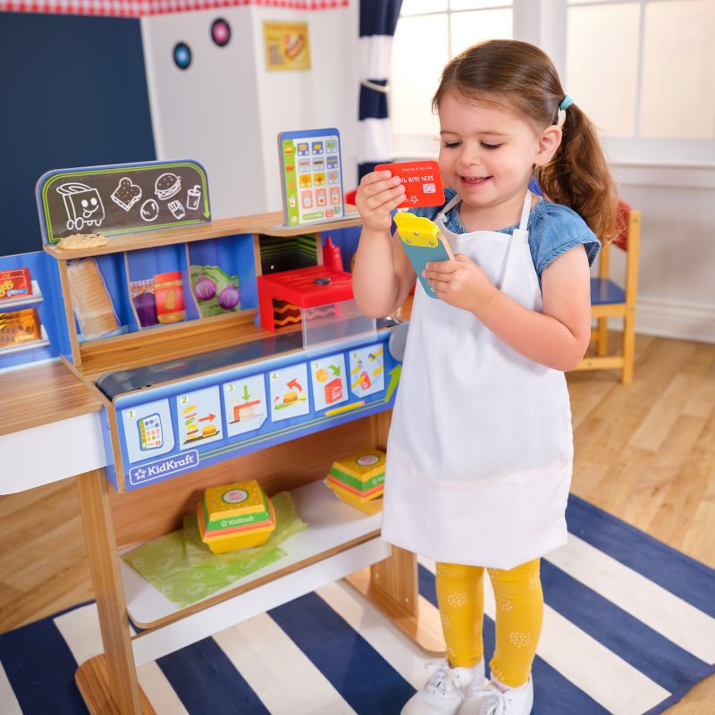 KidKraft 2-in-1 Restaurant &#38; Delivery Wooden Play Store, 6 of 15