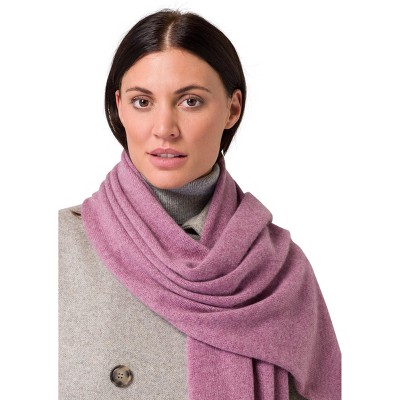 Style Republic 100% Pure Cashmere Women's Knitted Scarf - Dull Rose ...