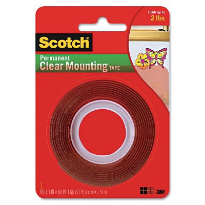 Scotch 1 X 50 1 Roll/pack Indoor Double-sided Mounting Tape : Target