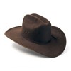 Western Express Felt Western Cattleman Hat with Matching Hat Band - 2 of 4