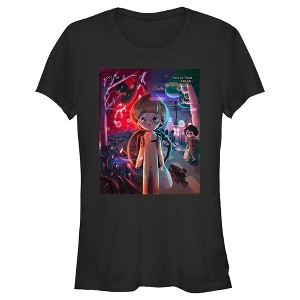 Juniors Womens Stranger Things Ghostbuster Will and Mike T-Shirt - 1 of 4