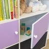 Humble Crew Kids' Dollhouse Storage Organizer Purple: MDF Frame, 3 Shelves, 46" Height, 33" Width, 9" Depth, Ages 2+ - 4 of 4