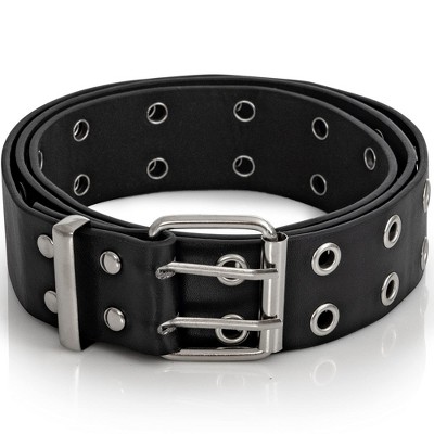 Skeleteen Double Grommet Belt - Black - Large : Target