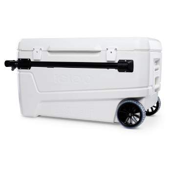 Igloo Glide Pro Hard Sided 110qt Portable Cooler - White